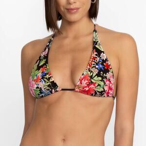 NWT Johnny Was Metalli Notte String Bikini Top - Size: Medium